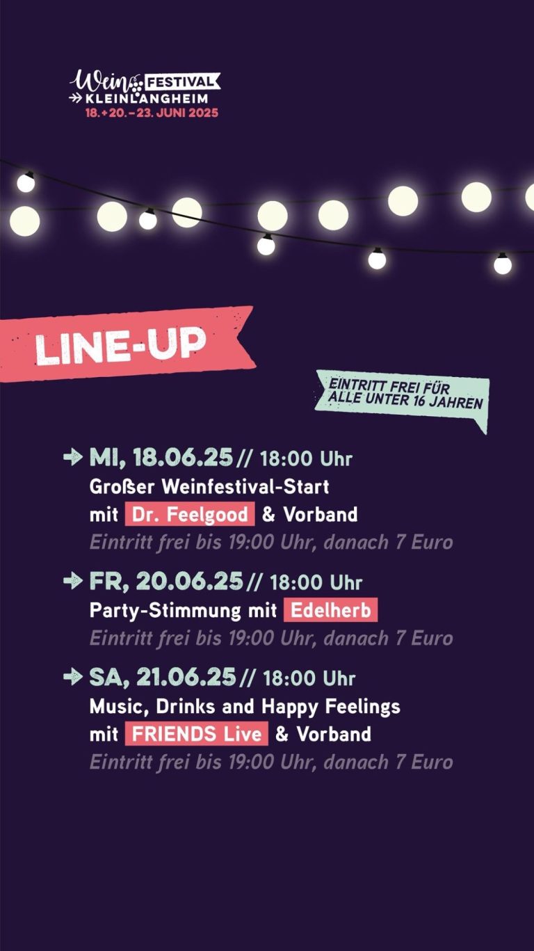 Flyer Weinfestival Kleinlangheim